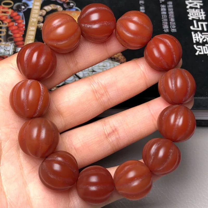

Tibetan Nepalese Himalayan Ancient agate Old Dzi Talisman bracelet Beads Amulet