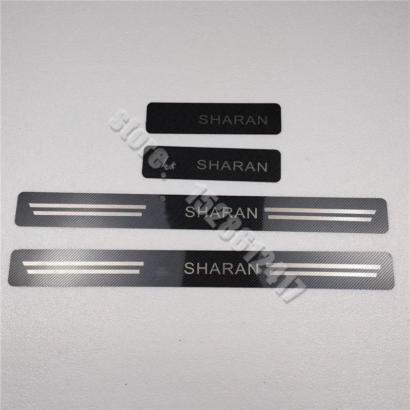 

for Volkswagen VW Sharan 2012-2019 Door Sill Scuff Plate Guard Stainless Steel Kick Pedal Sticker Car Styling Accessories