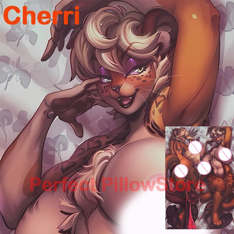 

Подушка Dakimakura с двусторонним принтом в стиле аниме Cherri, наволочка для взрослых