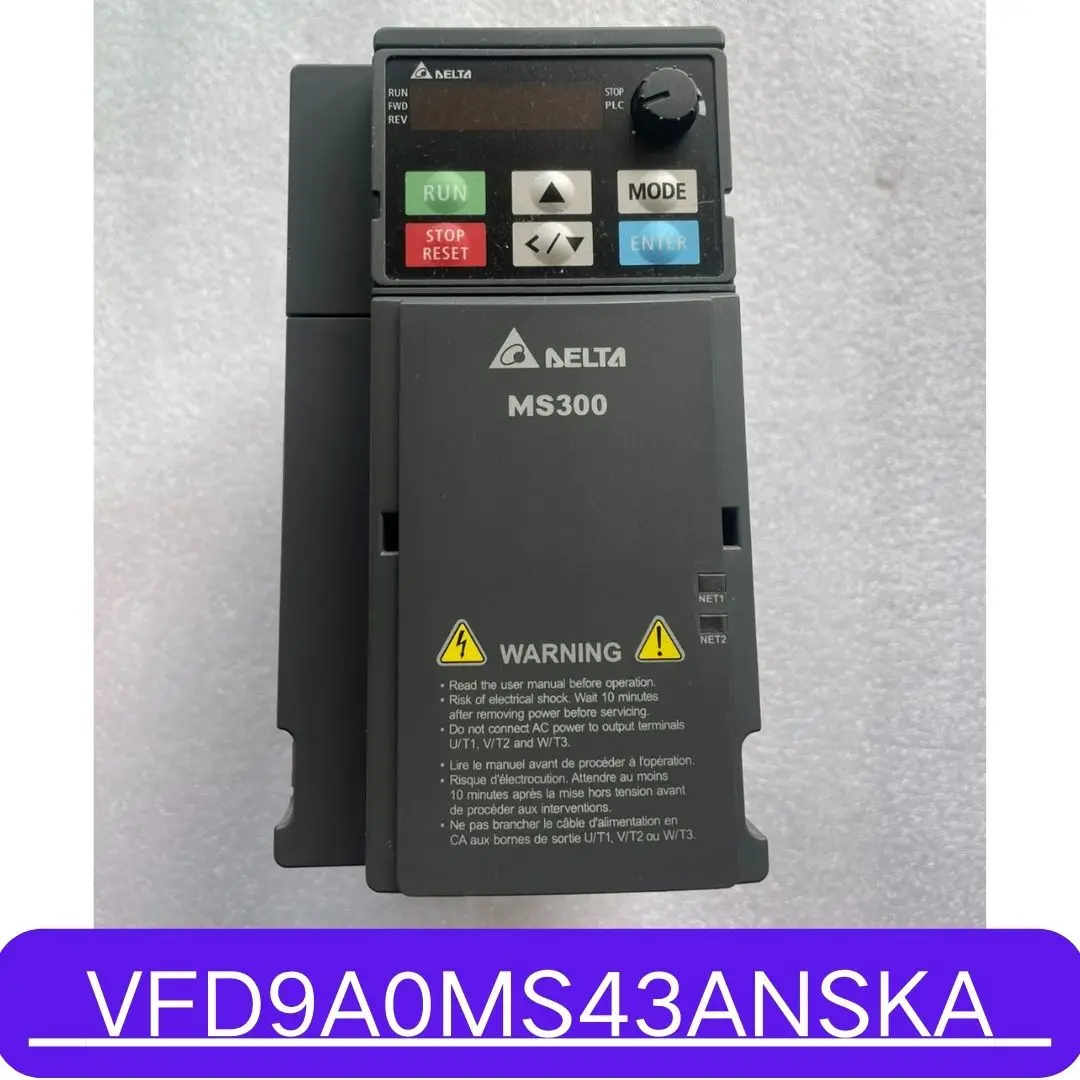 

Used VFD9A0MS43ANSKA Inverter 3.7KW, 380V Test OK Fast Shipping