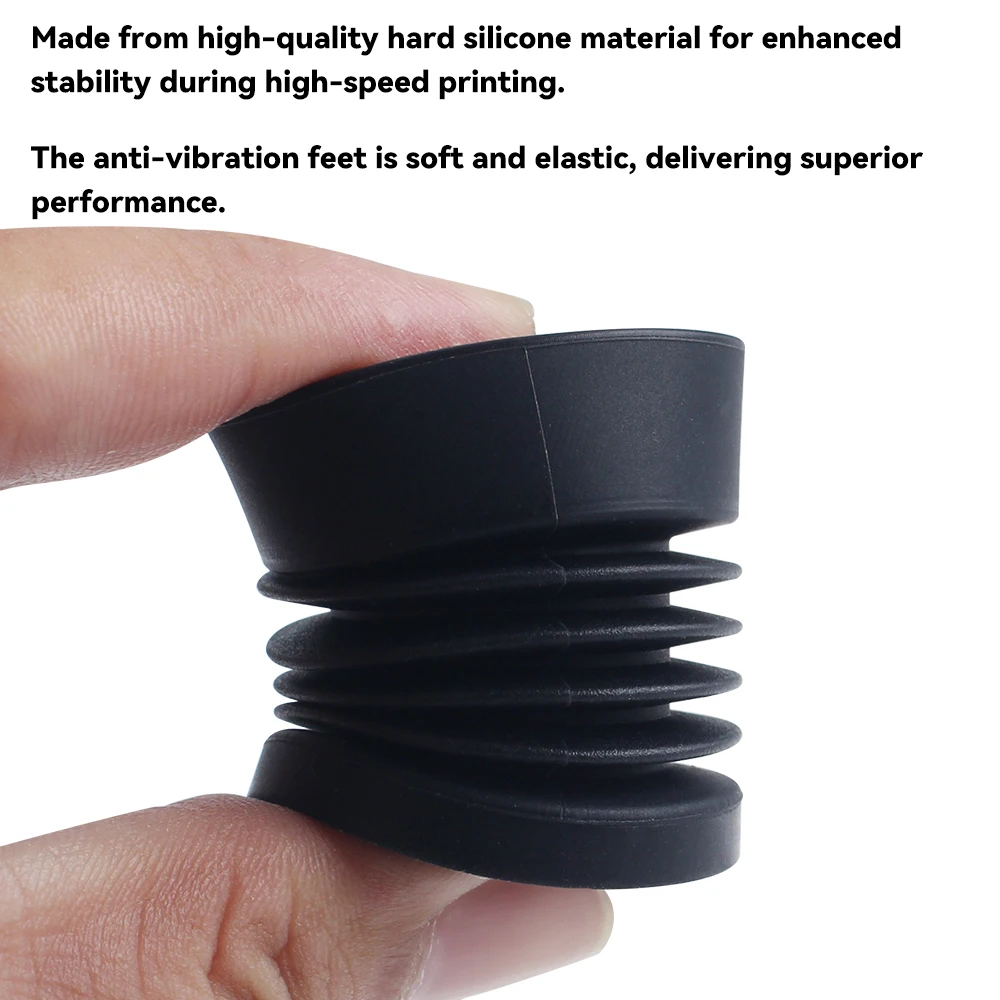 For Centauri Carbon Feet Anti-Vibration Feet Anti-Slip Silicone Rubber Feet Mat Durable Shock Absorbing Foot Pad