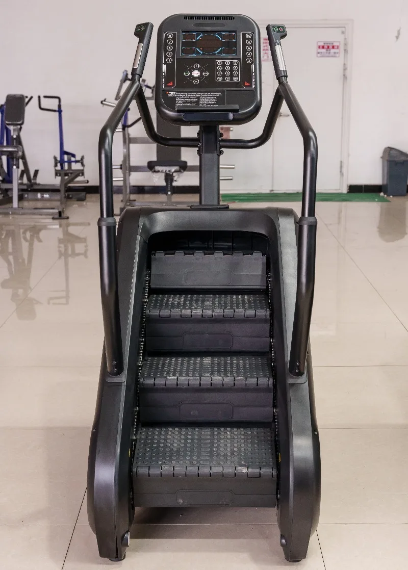 Commercial Electric Metal Stepper Machine-Adjustable Multifunctional Cardio & Core Exercise Stair Climber