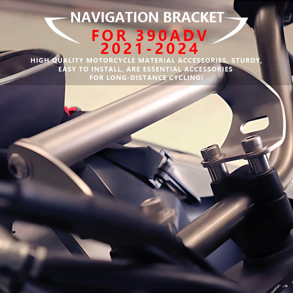 

For KTM 390 Adventure 2021-2024 Motorcycle Handlebars Stand Holder Phone Mobile Phone GPS Navigation Plate Bracket Accessories