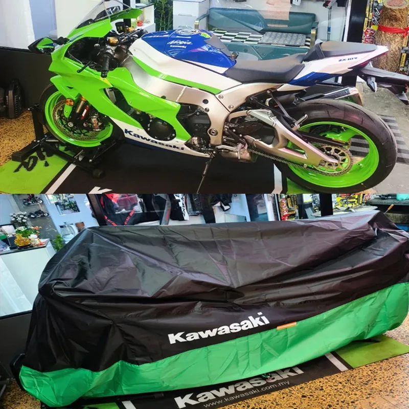 Motorcycle Cover Is Suitable for Kawasaki Ninja 6NH2Z400Z1000S10R Rainproof and Sun Protection Motorcycle Cover and Clothing