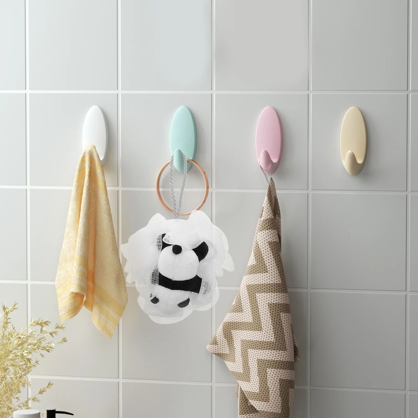 

Cute Panda Bath Flower For Kids Soft Body Scrubber Baby Wash Cloth Shower Pouf Toddler Loofah Travel Sponge Wash Mitt