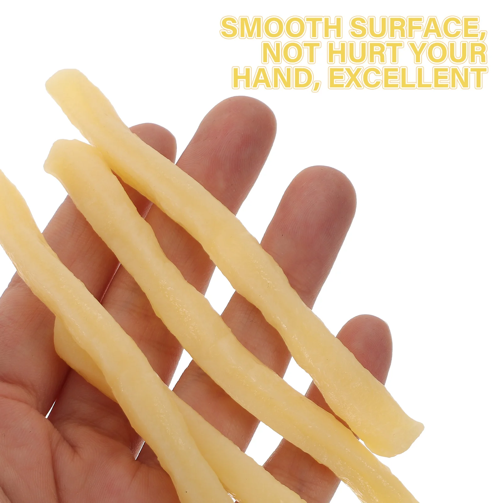 30 Pcs Simulation French Fries Model Models Fake PVC False Photography Props Imitation Toddler