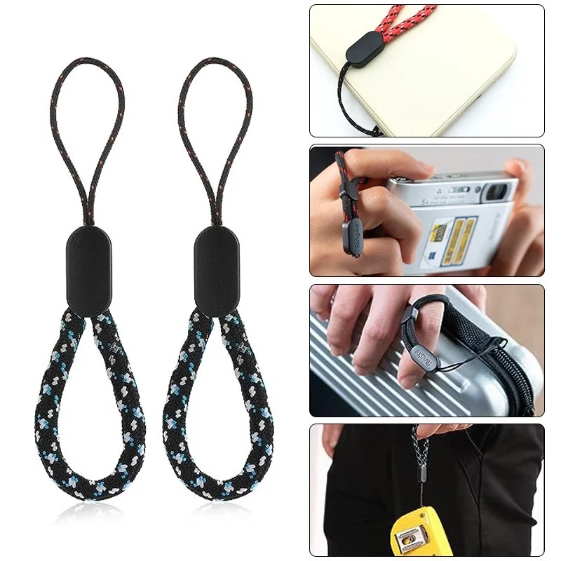 10 Pcs Finger Lanyard Phone Small Wrist Strap Nylon Phone Lanyard Strap Portable Finger Lanyard Wristlet Strap for Key  4.33inch