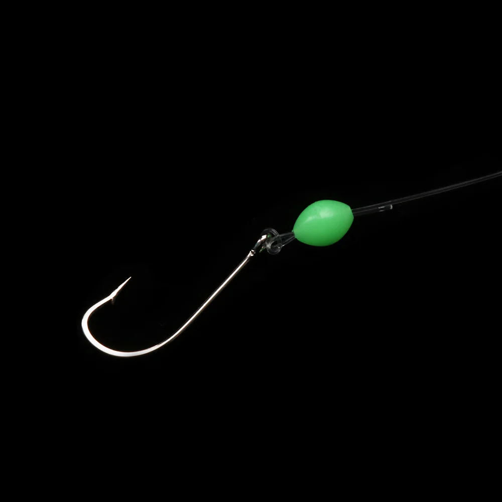 10 ~ 500 Stück Angeln Glow Stopper Perlen 4x6mm/6x8mm/8x12mm Fluoreszierende weiche Perlen Glow-in-the-Dark Spacer Perlen für künstliche Köder – Detail 10