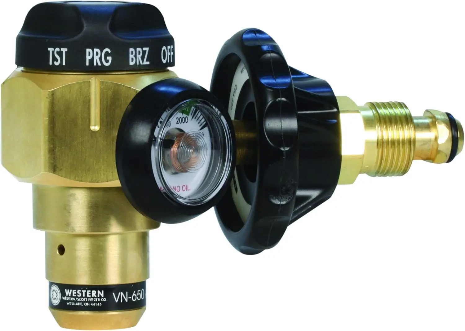 Nitrogen Purging Regulator w/650 PSI Test Pressure