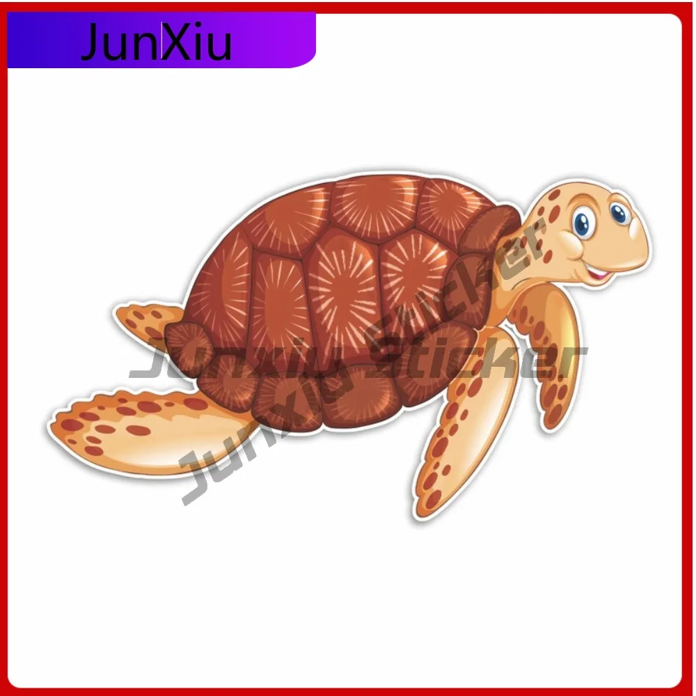 

Brown Sea Turtle Sticker Decal Bumper Sticker For Auto Cars Trucks Windshield Windows Laptop Rv Camper Kayak Adventure Motorcycl
