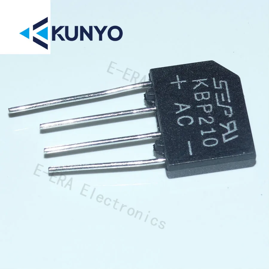 Price list of bridge rectifier diode KBP206 KBP210 KBP307 KBP310 KBP410 2A 1000V sip4