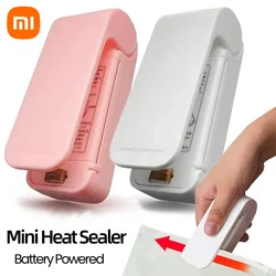 Xiaomi portátil saco de calor máquina selagem pacote aferidor sacos plástico saco de alimentos fechamento embalagem de alimentos selador de calor gadget cozinha