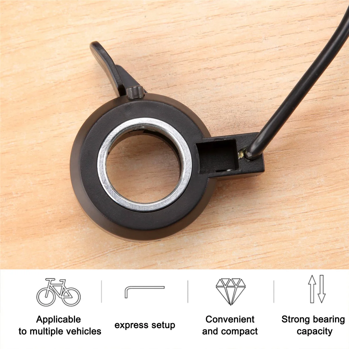 

AC22 TSDZ2 Electric Bicycle Handle Thumb Throttle for Mid Drive Motor VLCD5 Display 3Pin Speed Switch Kit