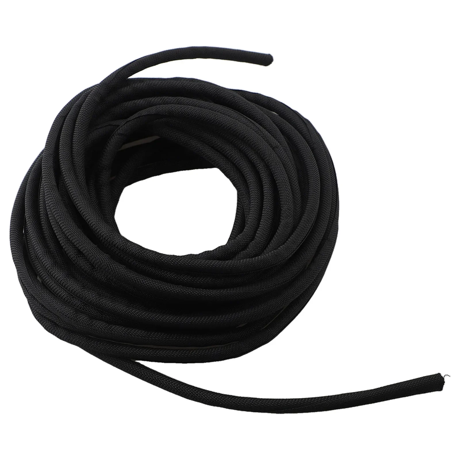 Black Automotive Harness Wrap Adjustable Length Neat And Tidy PET Polyethylene Terepthalate Thermal Insulation