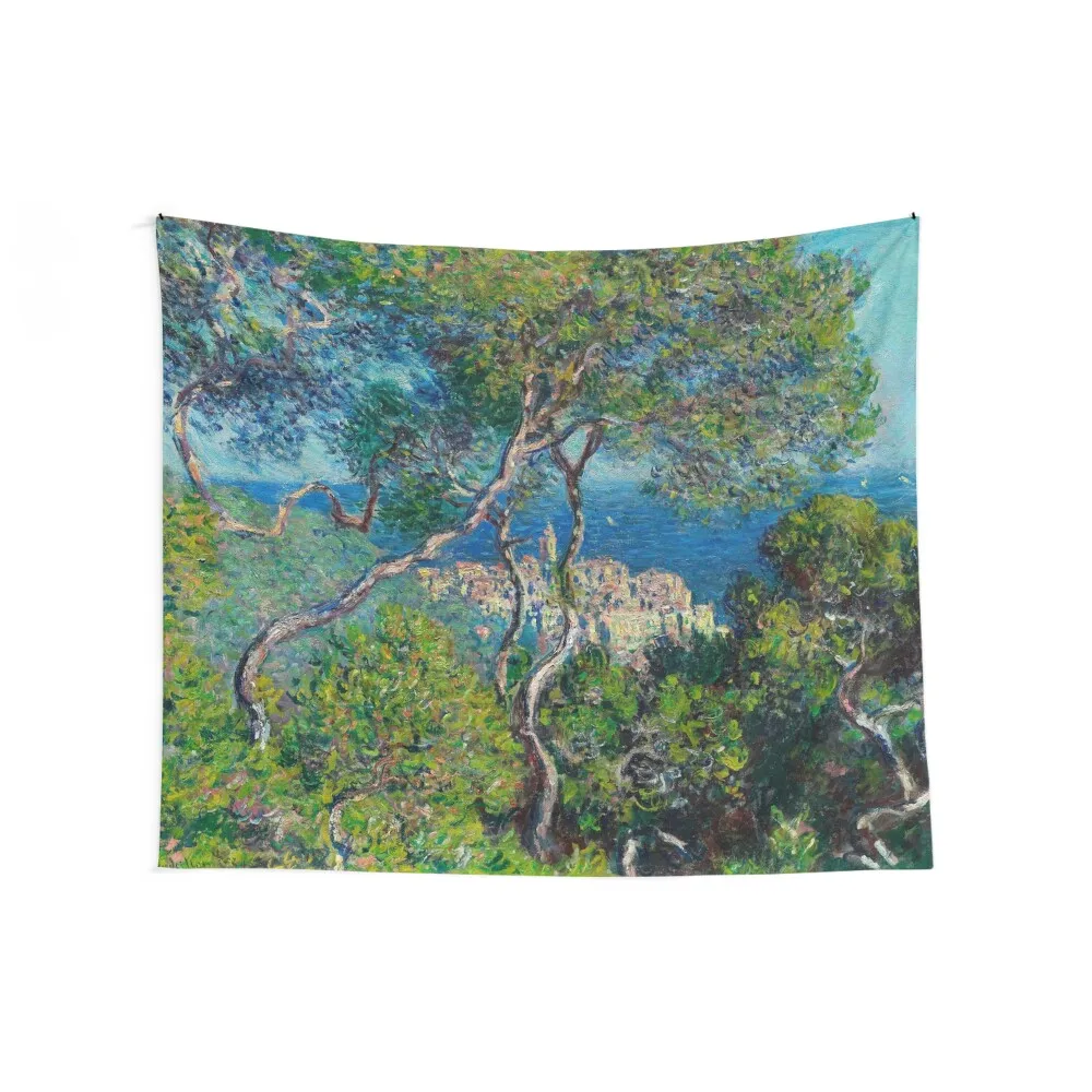 Bordighera 1884 - A Monet Painting Window View Tapestry Things To Decorate The Room Wallpaper Tapestry