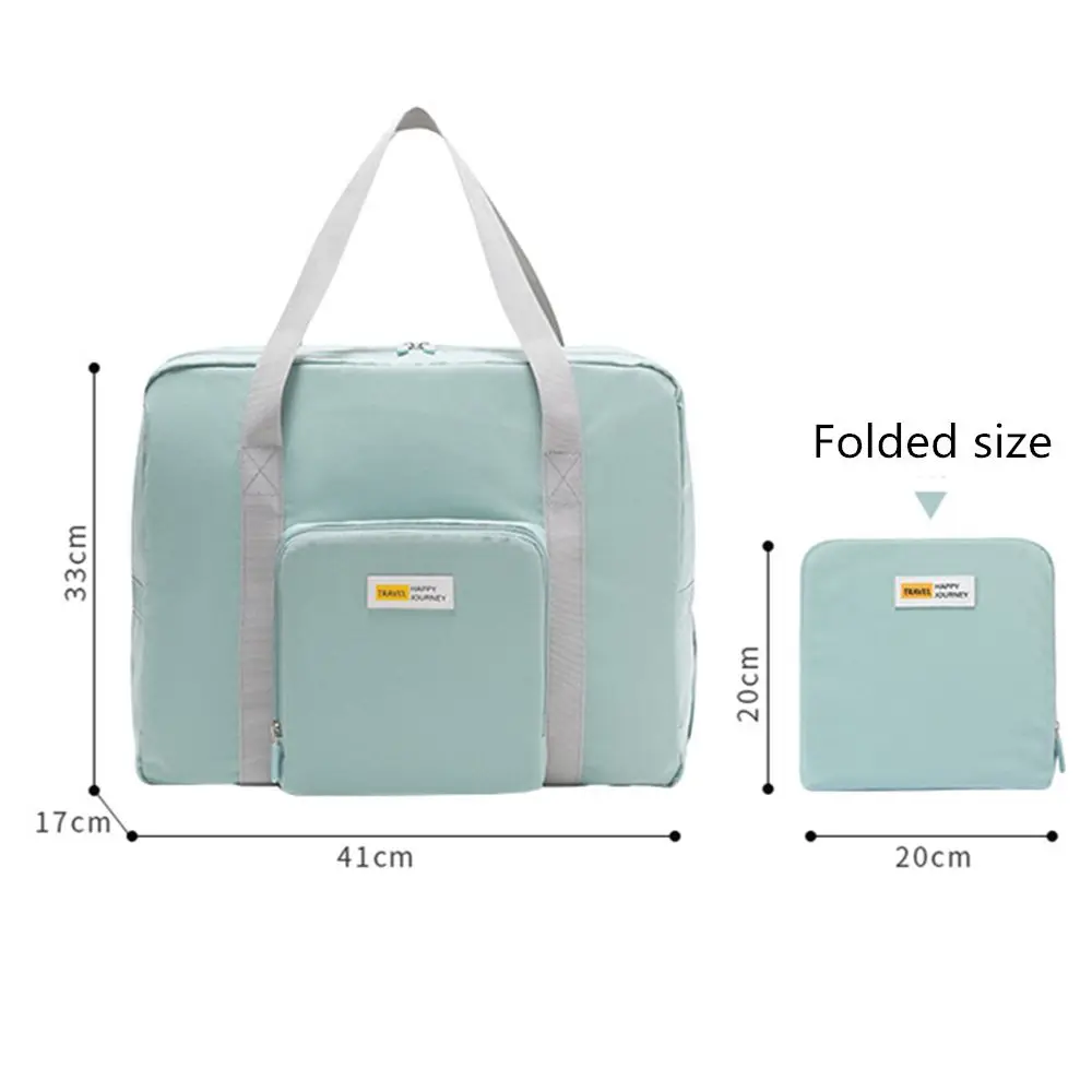 Bolsa de Viagem Dobrável de Grande Capacidade para Mulheres Bolsa de Treinamento Bolsa de Ombro Holdall Duffle Dobrável Sacos de Viagem