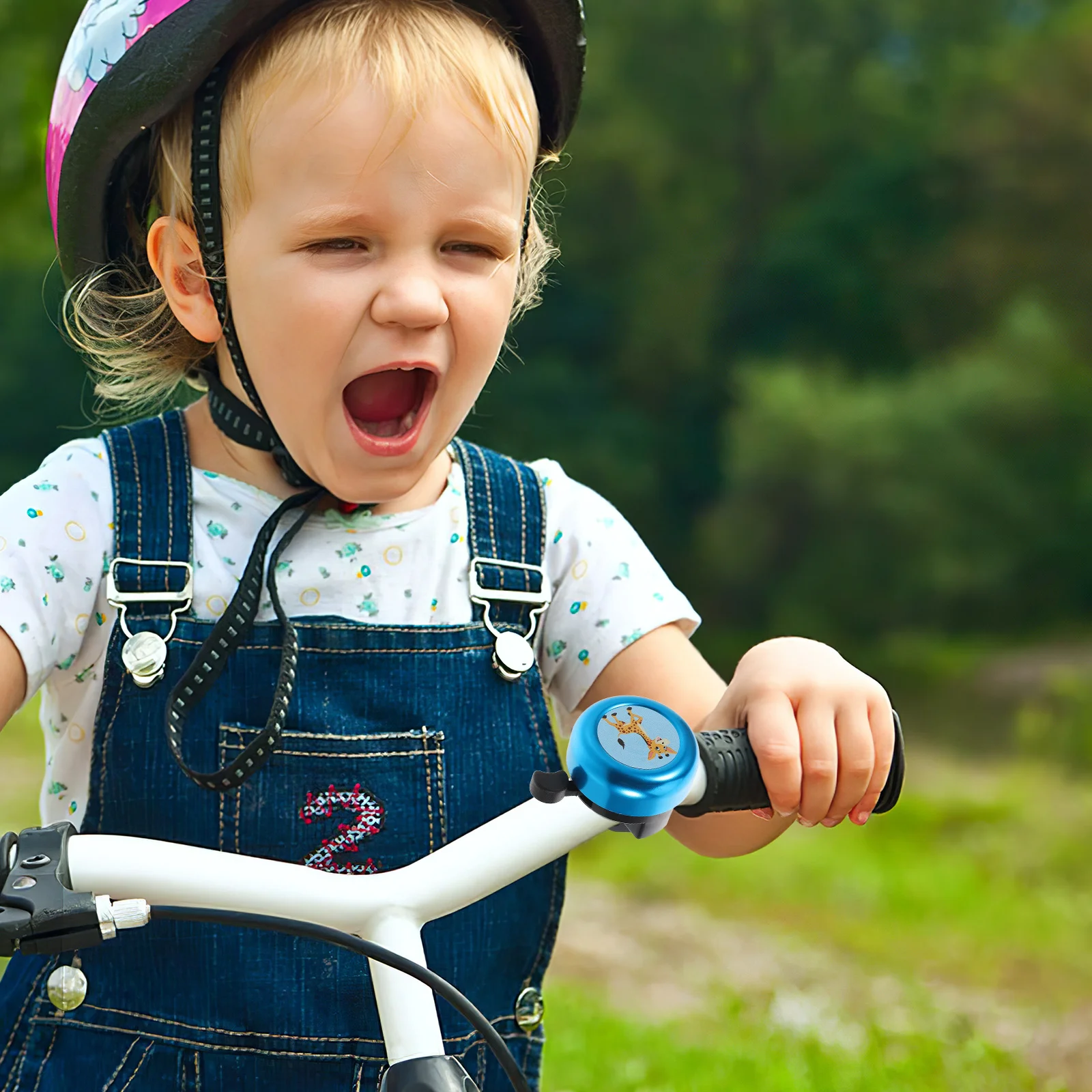 

Kids Bike Bell Loud Cartoon Sound Bicycle Handlebar Ring for Boys Girls Cycling Scooter Kid Safety Accessories