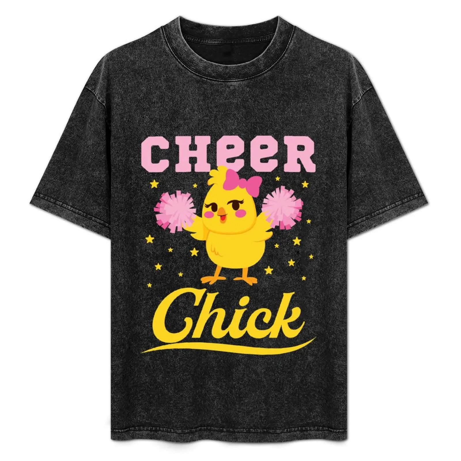 

Cheer Chick Cute Cheerleading Cheerleader T-Shirt Sporty Breathable Short Sleeve T-Shirt