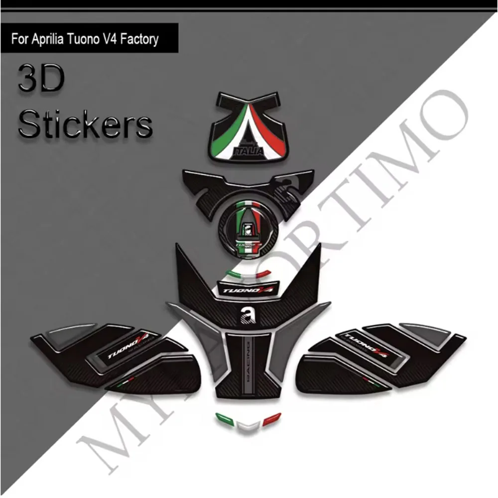 2026 لأبريليا تونو v4 مصنع 1100 خزان الوسادة غطاء القبضات الغاز الوقود عدة ملصقات الركبة الشارات حامي 2021 - 2023 2024 2025 #6