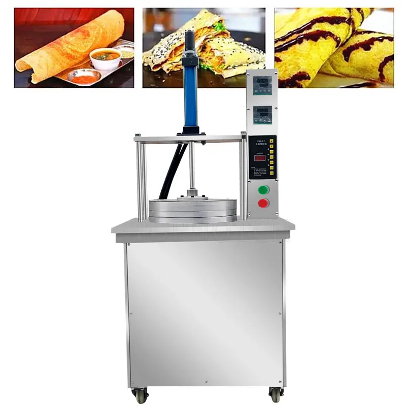 Professional Dough Sheet Press Thin Bread Making Machine Tortilla Press Pancake Maker