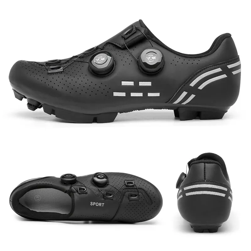 Cycling Sneaker MTB Men Sports Dirt Bike Shoes SPD Pedal Mountain Bicycle Footwear Speed Racing Man Flat Off Road Cycling Shoes