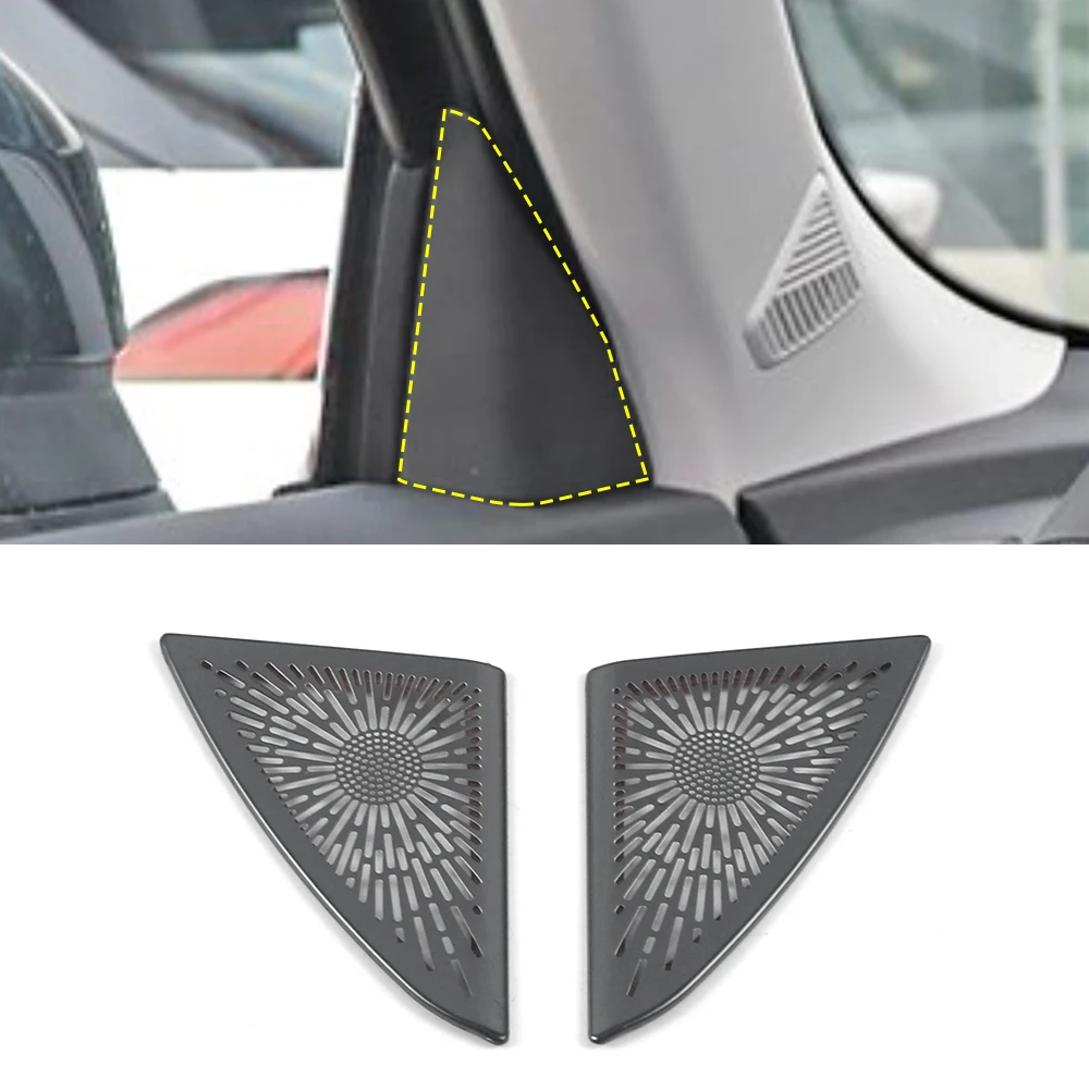 

For Bestune T55 2021 2022 2023 2024 Car Audio Speaker Cover Loudspeaker Pad Trim Frame Sticker Stainless Interior Accessories