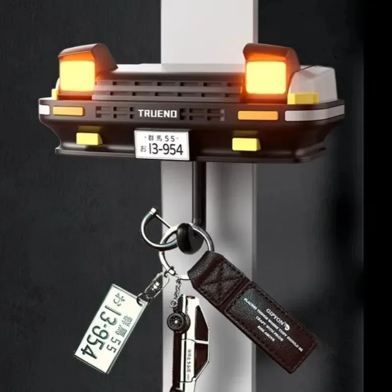 AE86 Car Headlight Key Holder Auto Pop-Up LED Lights Retro