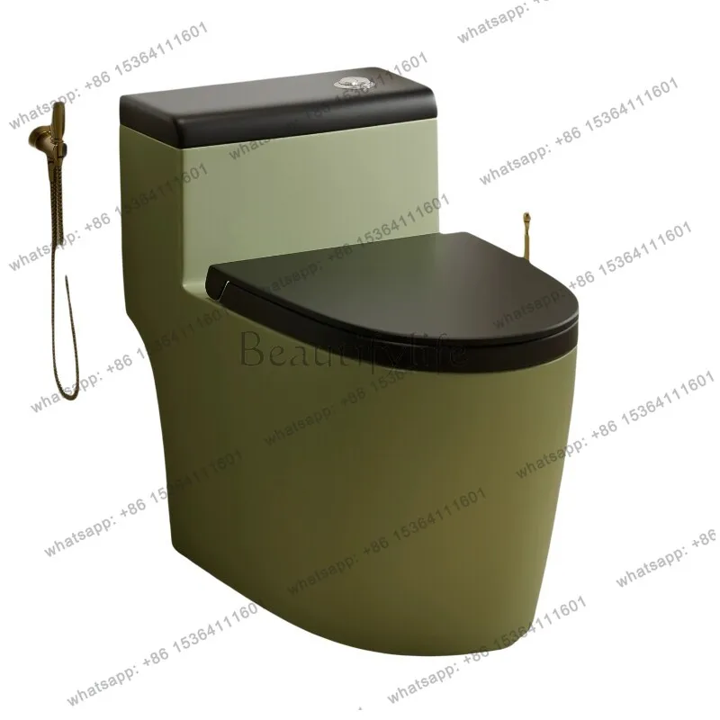 

European retro siphon ceramic special toilet for household bathroom
