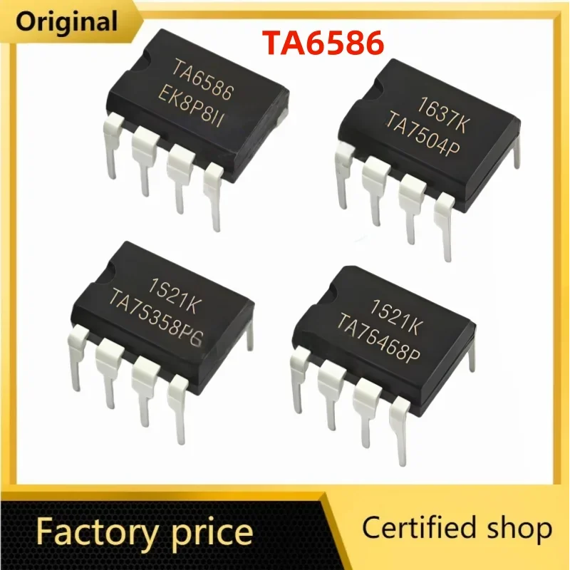 Brand new original TA6586  direct insertion DIP8