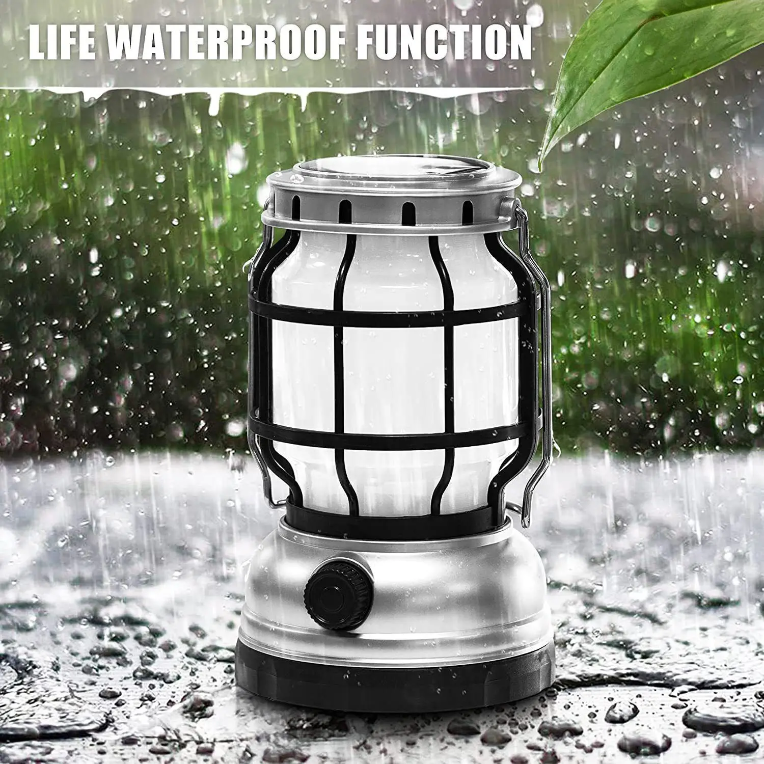 

Solar Vintage Metal Hanging Lanterns Battery Warm Light Camp Lantern Rechargeable Lightweight Tent Lamps Outdoor Appointment LED