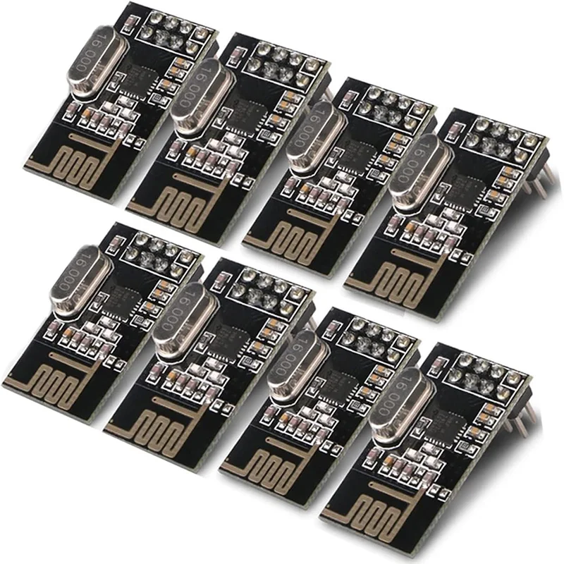 Módulo de transmisión de datos inalámbrica NRF24L01 + 2,4G, 2,4 GHz, NRF24L01, versión actualizada, NRF24L01 + PA + LNA, 1000 metros para Arduino