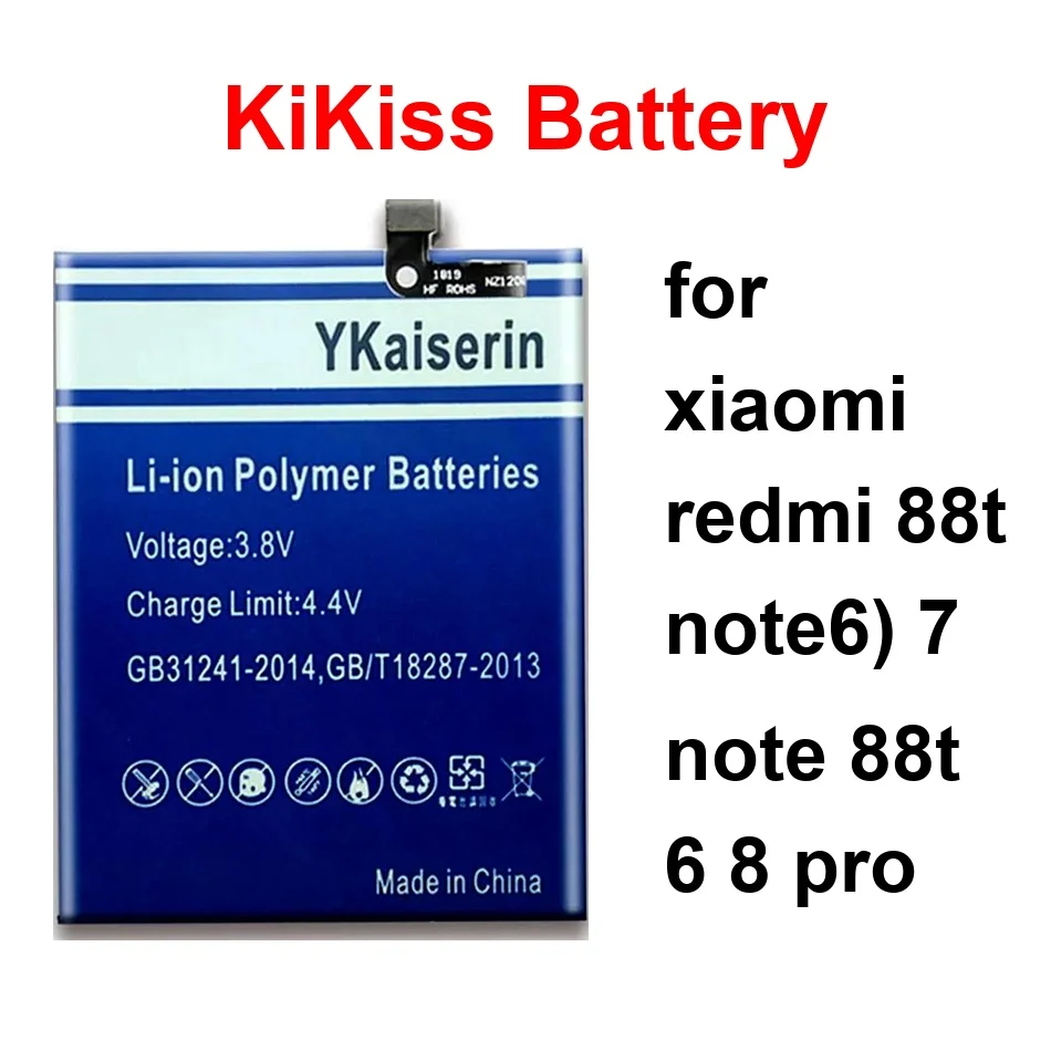 

Mobile Phone Battery Reliable Power BM4J Bn46note6 4700-5050Mah For Xiaomi Redmi 88T NOTE6 7 Note 6 8 Pro
