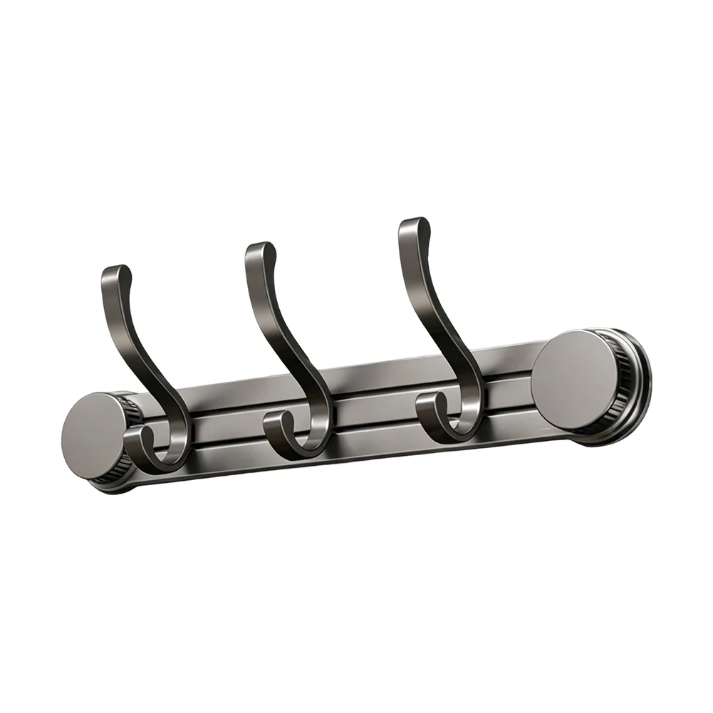 Smooth-Surface Compatible Door Back Hook with Suction Mount Design for Bathroom Toilet and Wardrobe Organization