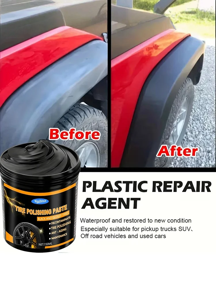 

Наборы для ремонта автомобильных шин и пластика, полировочный воск, крем для восстановления салона автомобиля, усилитель блеска шин, защита от старения
