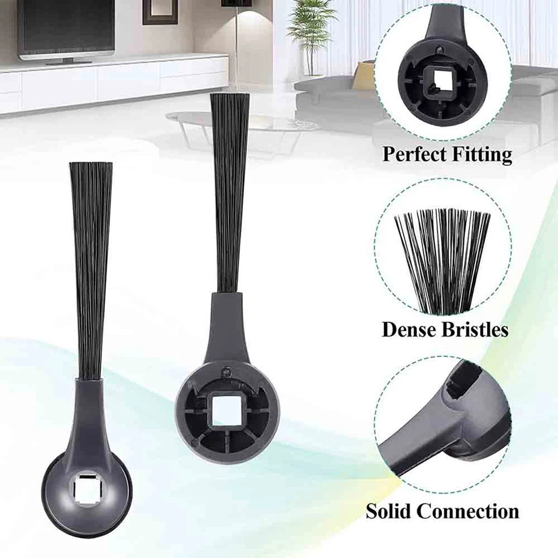 Замена боковых щеток ABBR, 10 шт., совместимые с роботом Shark IQ R101AE (RV1001AE), RV1100, RV1101, RV2011DRUS, RV912S, R100