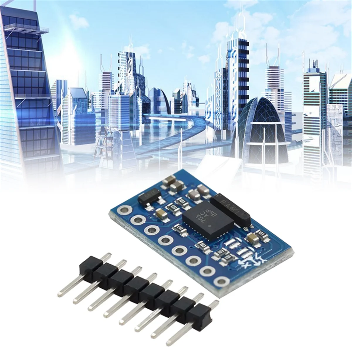Módulo de sensor -BNO055 9Dof Sensor de 9 eixos AHRS Módulo multifuncional de campo magnético giroscópio de aceleração
