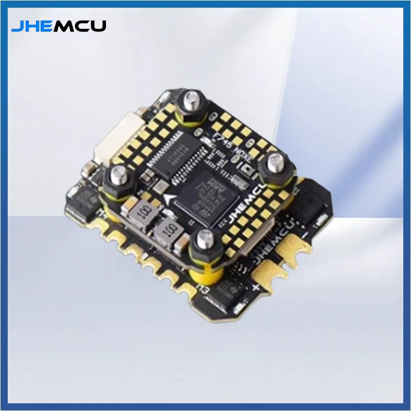 JHEMCU F745 Mini Controlador de Voo Pilha ICM-42688-P F745 Controlador de Voo AM32 60A 4 em 1 ESC 3-6S para Drones RC FPV