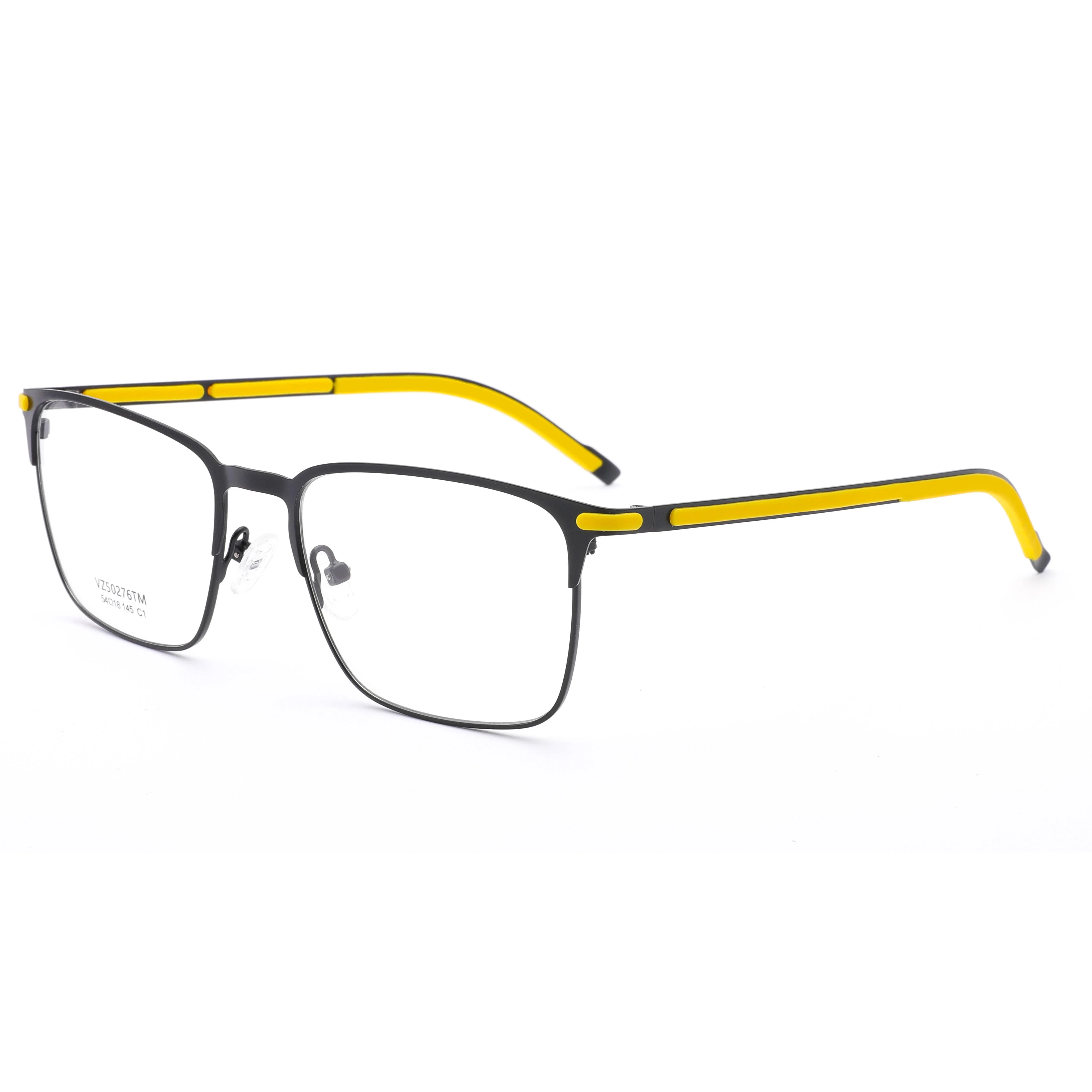 VZONE Unisex Lightweight Stainless Steel Frame Sport Glasses - Rubber Temple Optical Eyewear in Various Colors