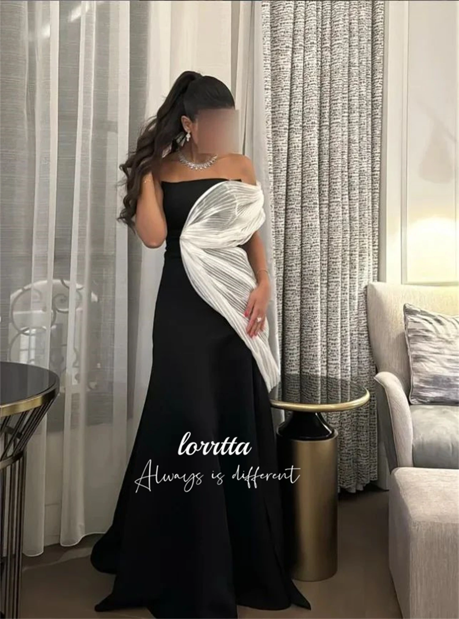 One Shoulder Sleeve Evening Dress Elegant Robe De Soiree Femmes Midi Dresses for Special Occasions Prom Dreeses Party Customized