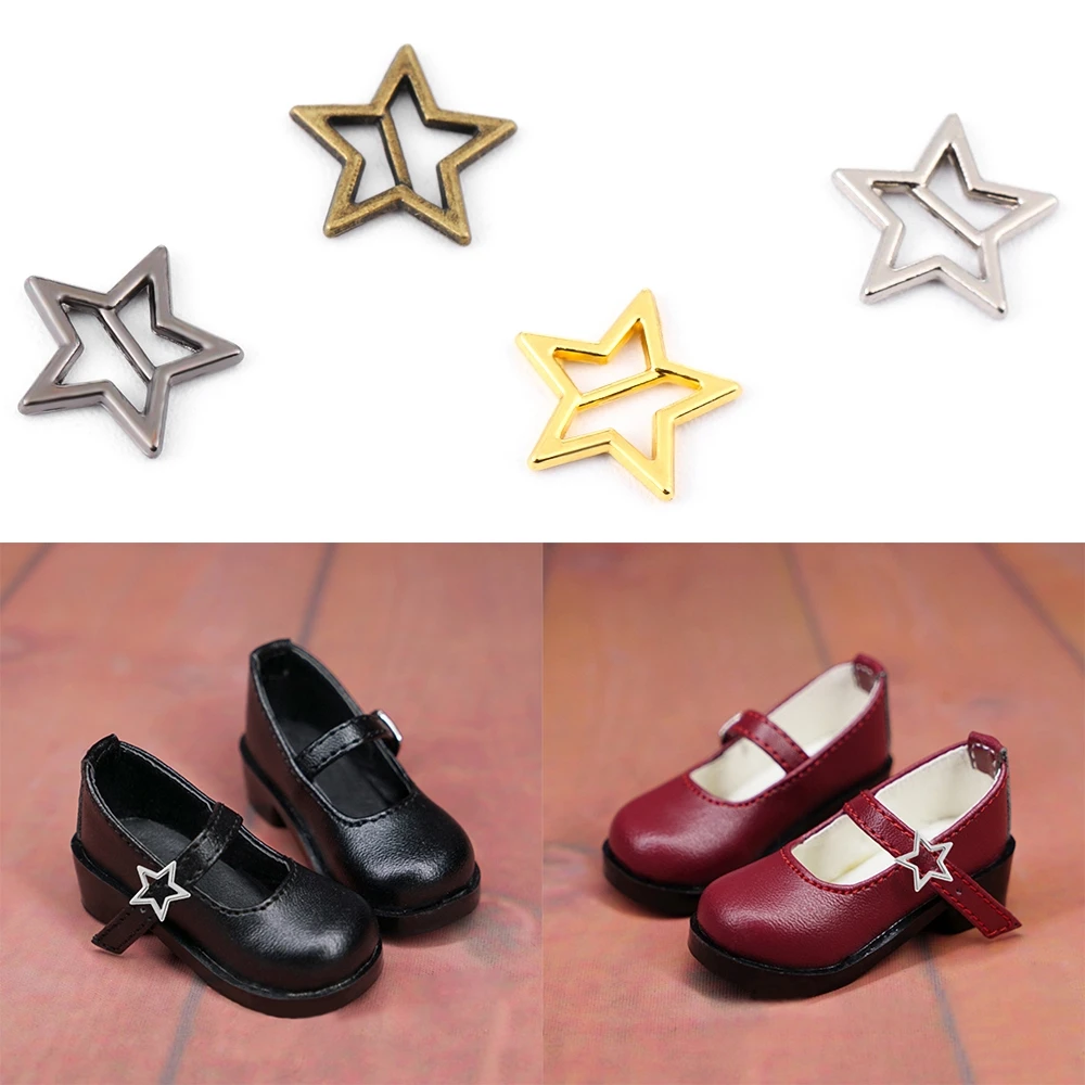 20 قطعة أحدث 4 ألوان صغيرة جدا لتقوم بها بنفسك دمى أبازيم حزام أزرار أكياس دمية اكسسوارات ثلاثي الإنزلاق ستار مشبك