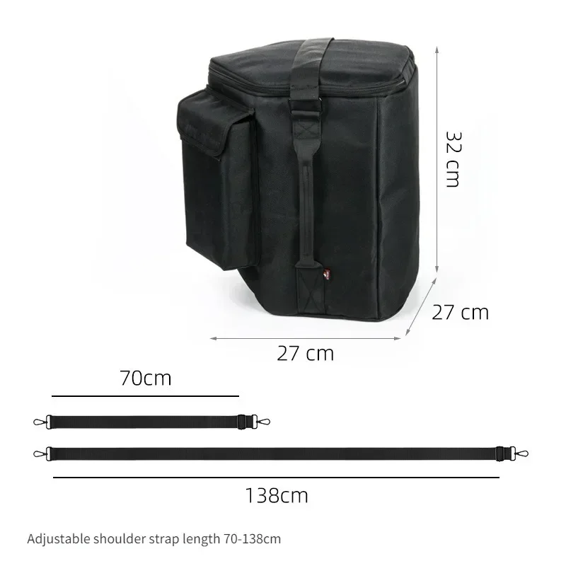 Estuche de transporte de viaje, funda protectora anticaída con asa, correa para el hombro y bolsillo para accesorios para Bose S1 Pro/para Bose S1 Pro+