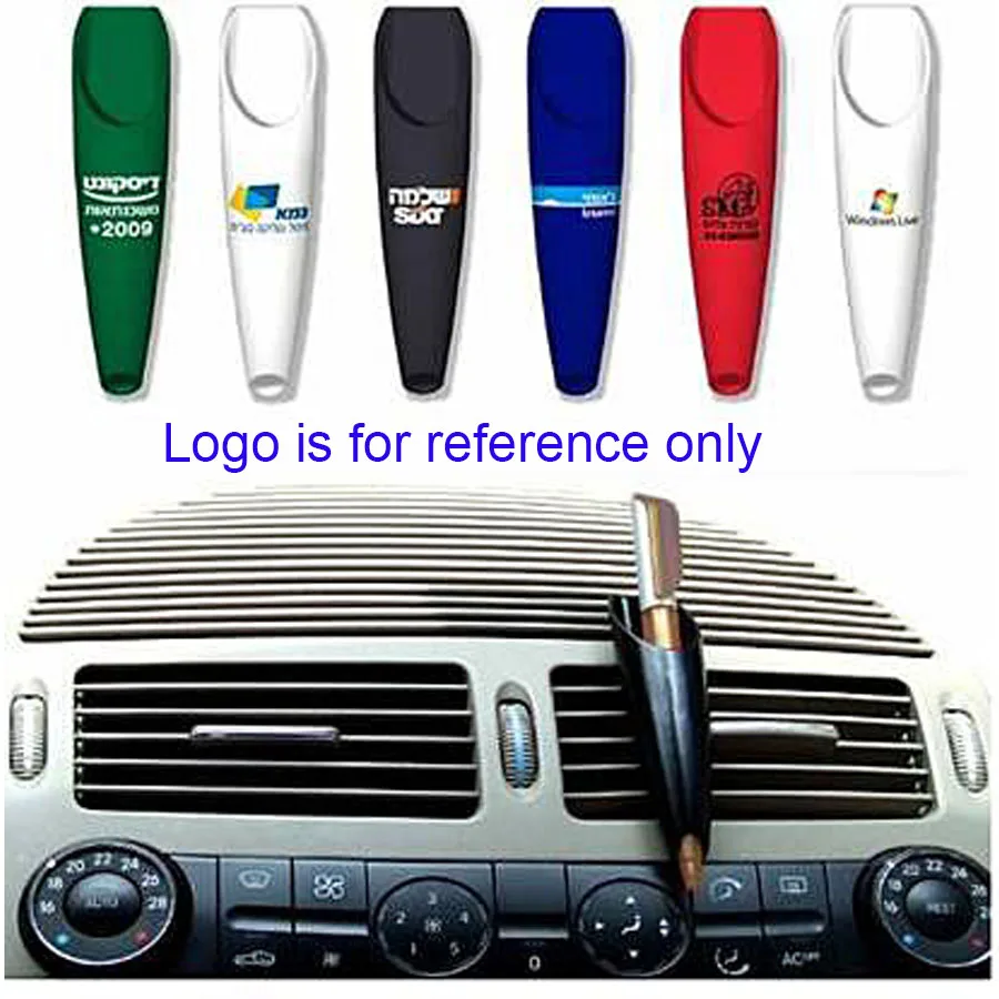 Pen Holders for Car Vent with Soft Screen Touch Pen, Plastic Clip Pen Holder for Promotion. Customized Christmas Gifts