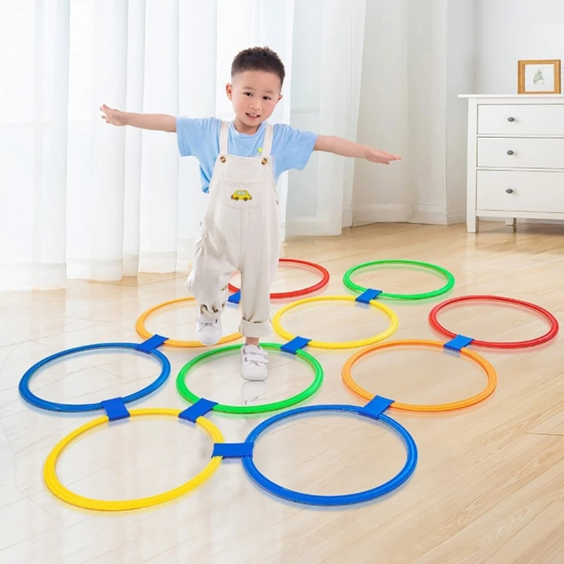 

Детский обруч для прыжков в помещении, физическая спортивная игра, игрушка для родителей и детей, вечерние игрушки для фитнеса и