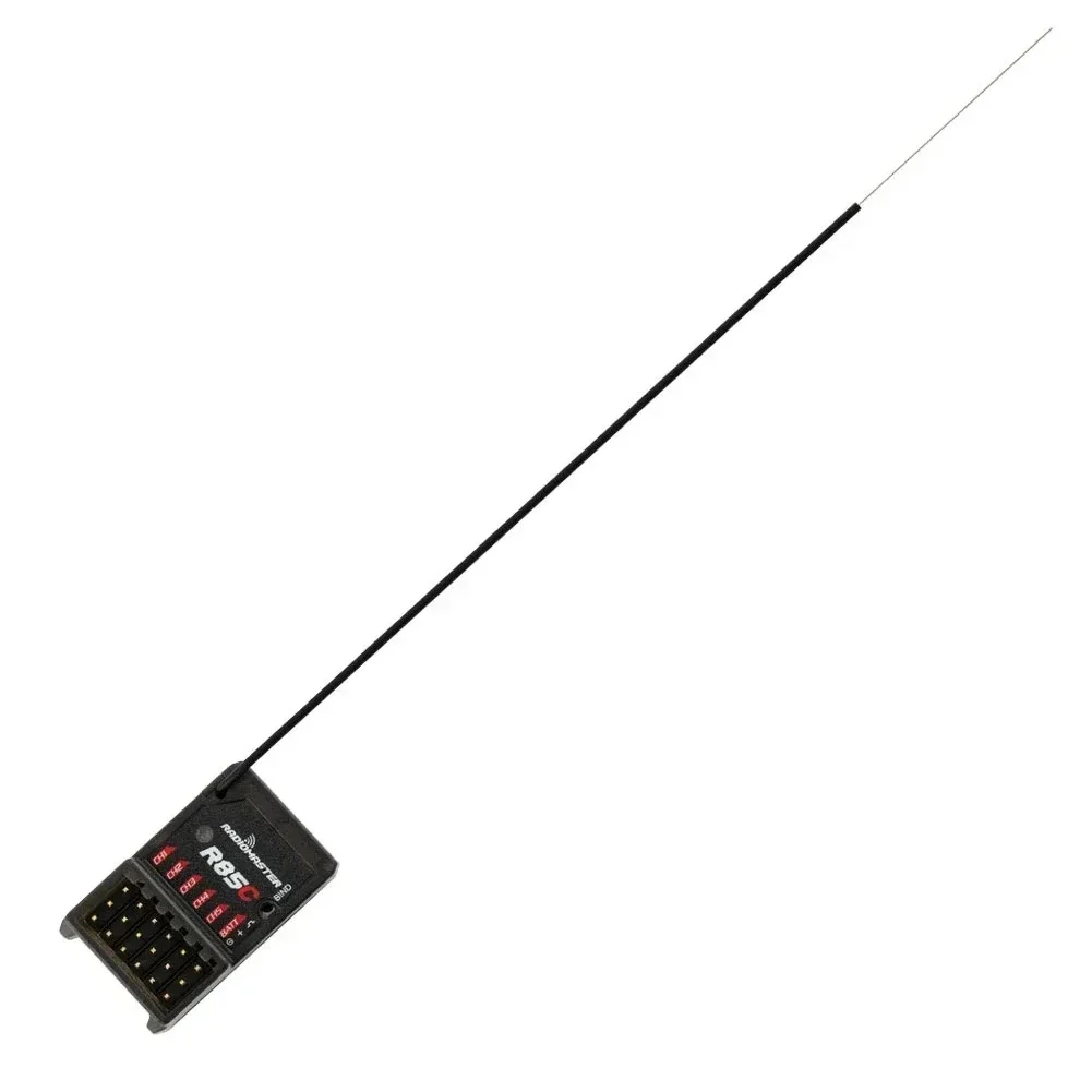 RadioMaster R85C 5CH 2.4G Multi-Protocol PWM Receiver TCXO Stable Signal D8 D16 SFHSS 5.55g for RC Car Boat DIY Parts