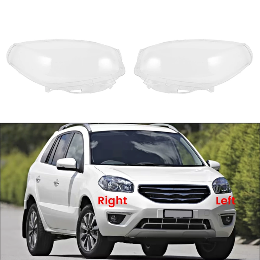 

Car Left Headlight Shell Lamp Shade Transparent Lens Cover Headlight Cover for Renault Koleos 2012 2013 2014 2015 2016