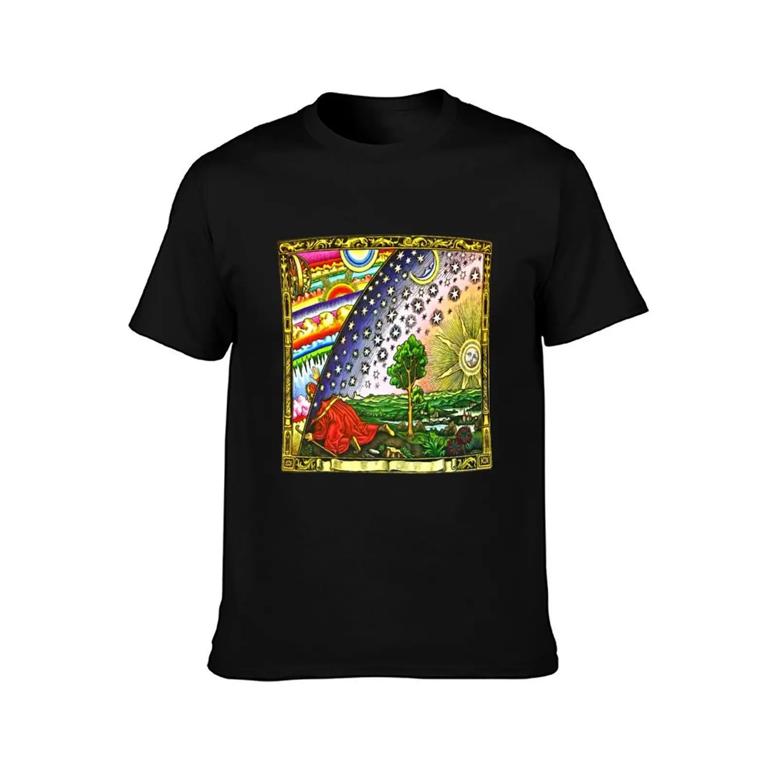 The Flammarion Engraving (Full Colour) T-Shirt Relaxed Casual Short Sleeve Tee
