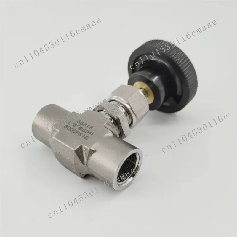 Heavy Duty Manual 6000 psi Industrial Hydraulic Flow Control Valve 1/2 Pipe for Media Valves