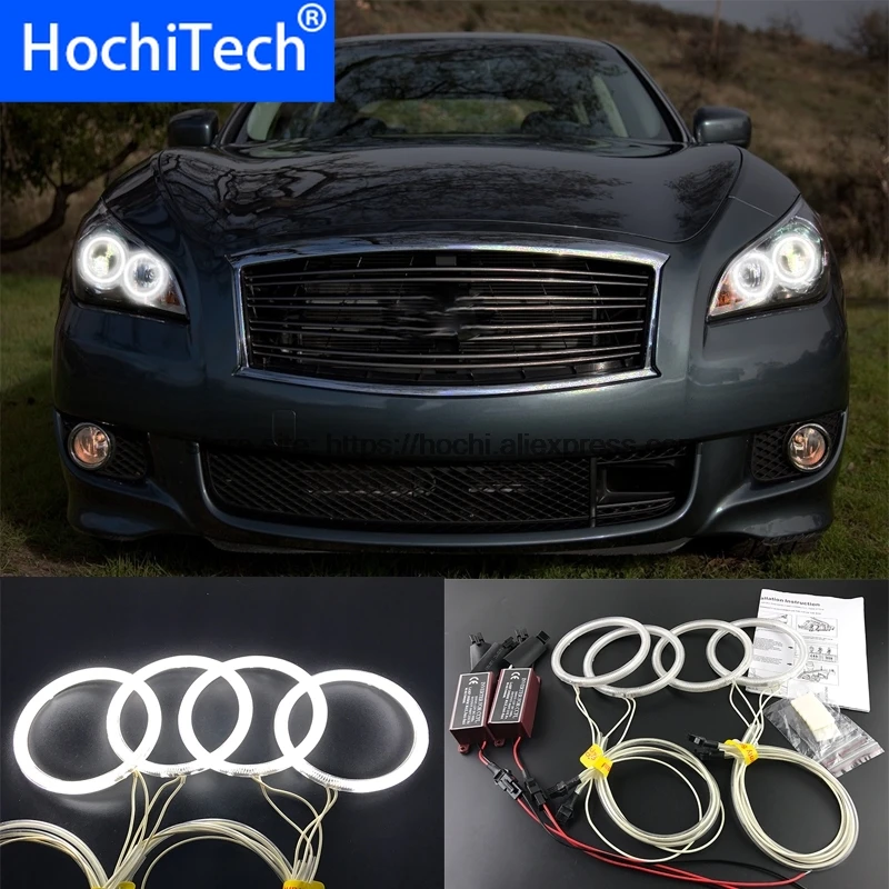 

Для Infiniti M серии Q70 2011-2014 HochiTech отличный комплект CCFL «ангельские глазки» ультра яркая подсветка фар