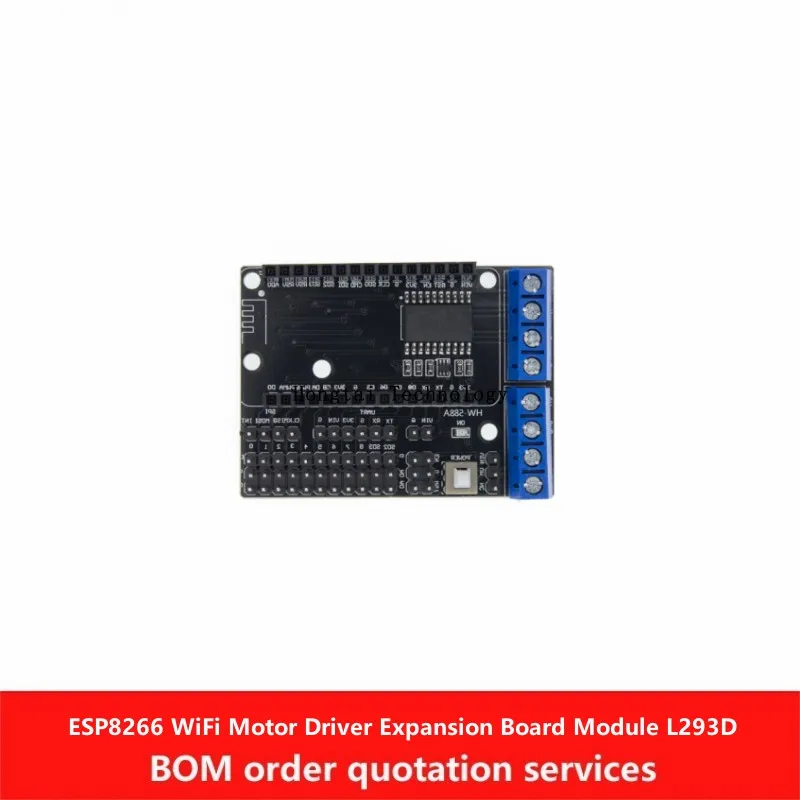 Boyi Technology ESP8266 WiFi Motor Driver Expansion Board Buckle L293D ESP12E Lua Internet of Things Smart Car
