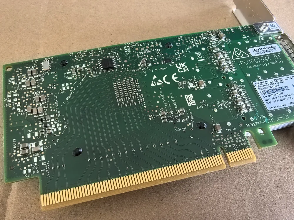 CX556A-ECAT 100G Dual Port QSFP28 PCIe 3.0 x16 Network Adapter, ConnectX-5 VPI NIC